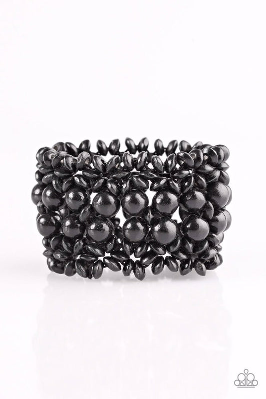 Tropical Bliss - Black wood bracelet