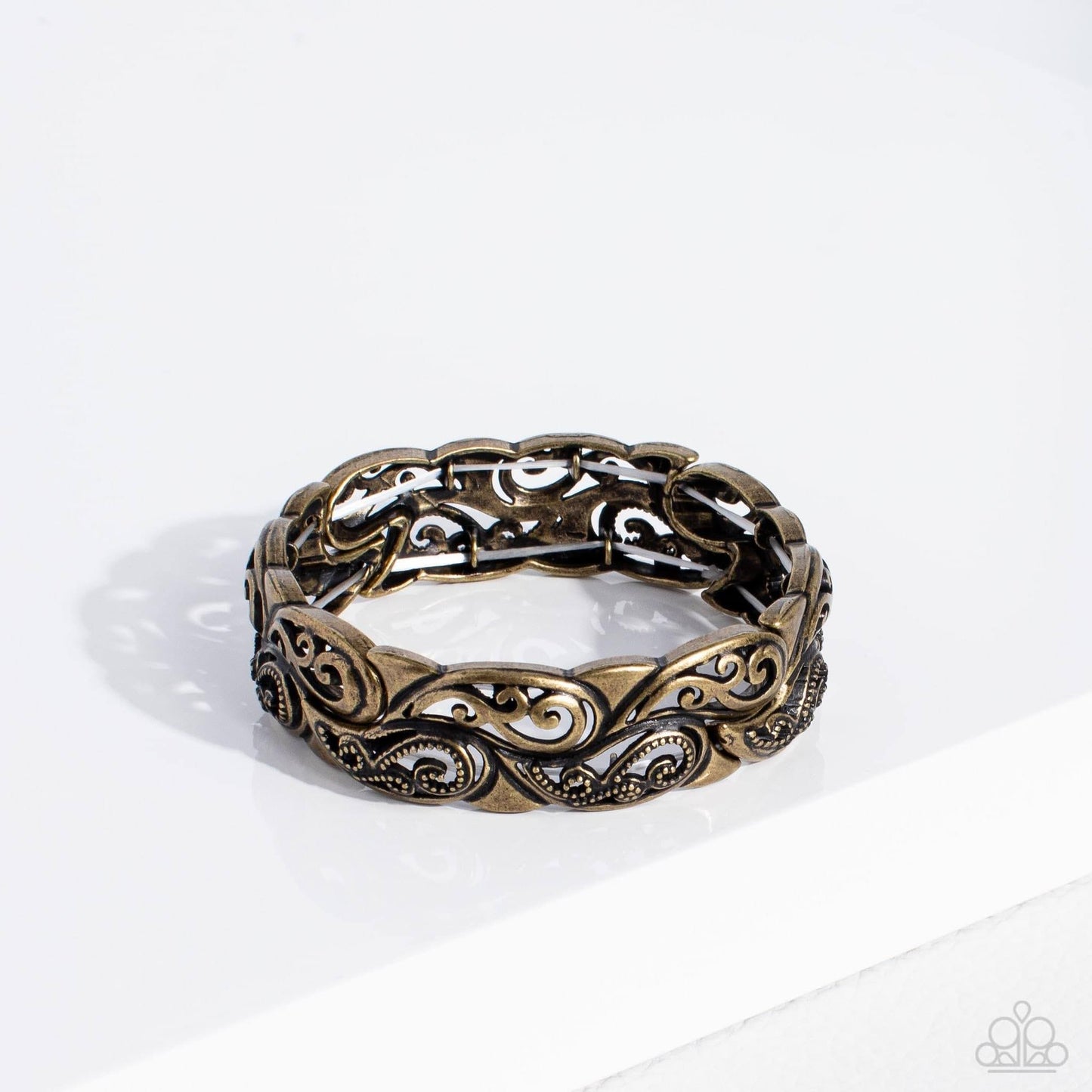 Paisley Portico - Brass Bracelet