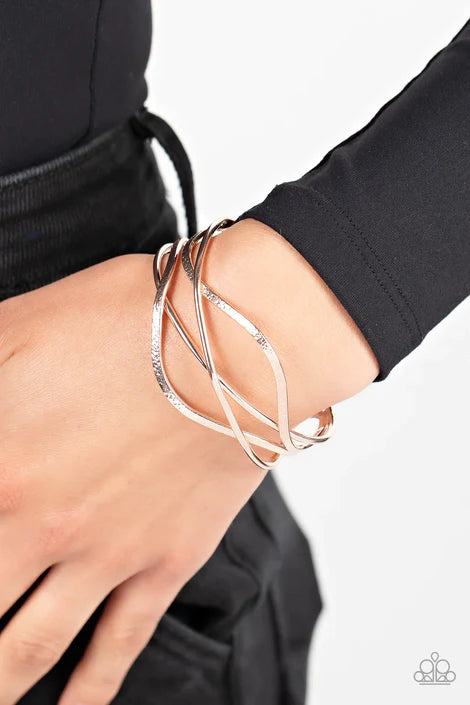 Fierce Fusion - Rose Gold Cuff Bracelet