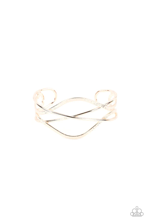 Fierce Fusion - Rose Gold Cuff Bracelet