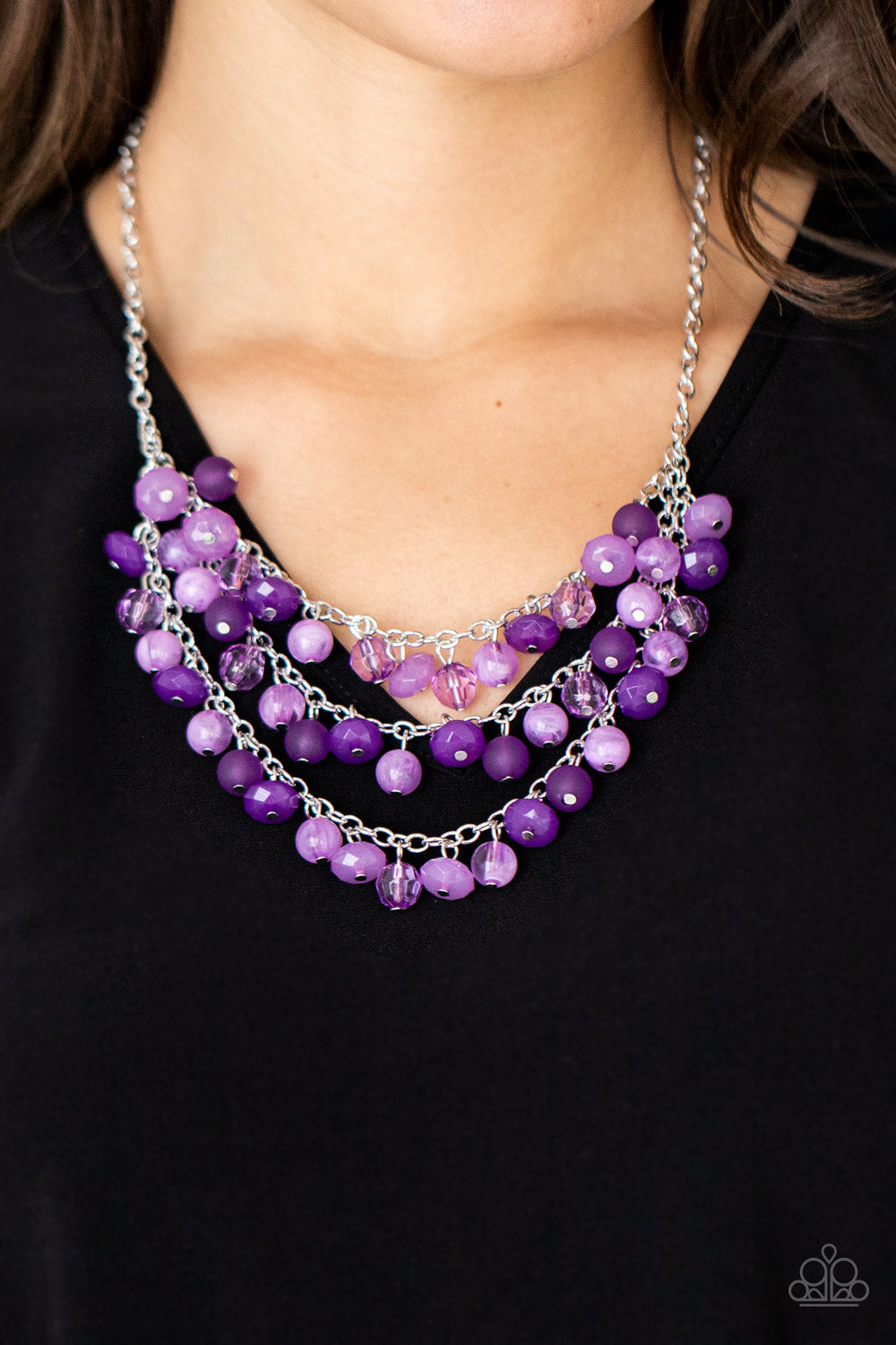 Fairytale Timelessness - Purple necklace