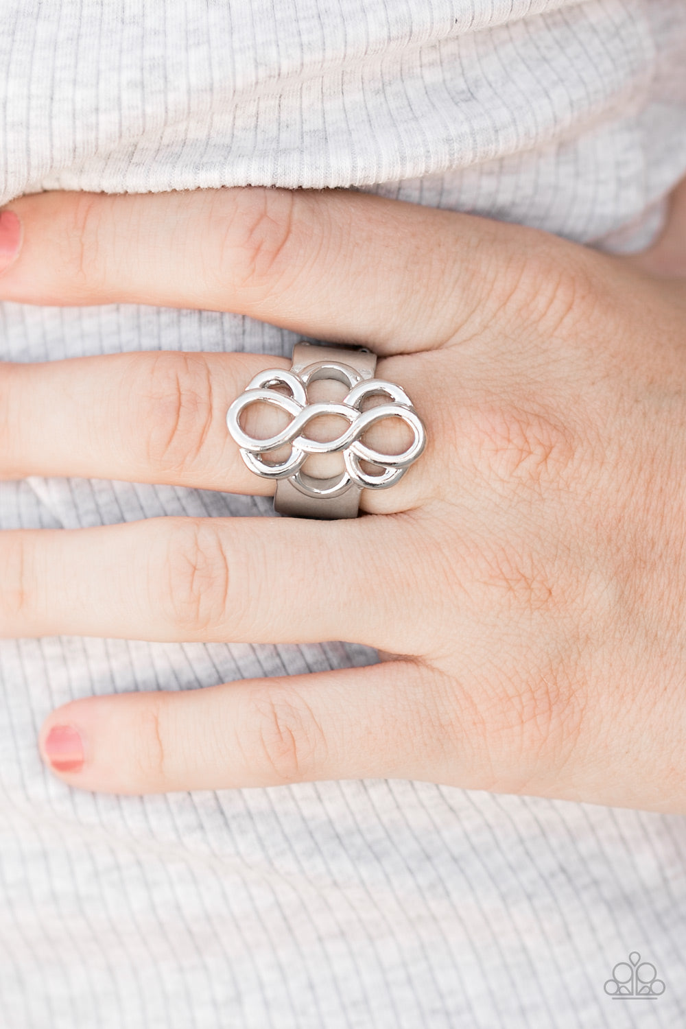 Breathe It All In - Silver ring