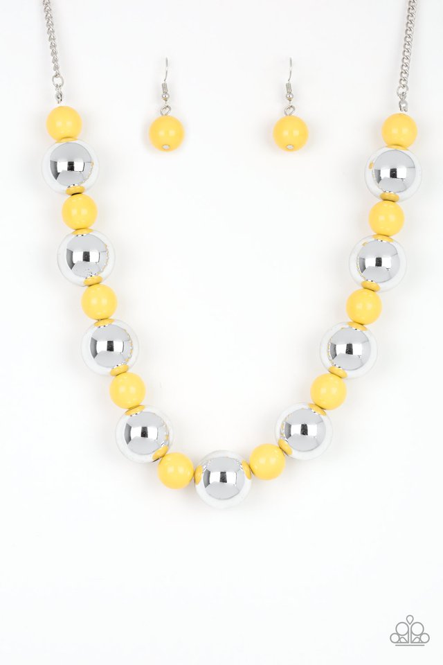 Top Pop - yellow necklace