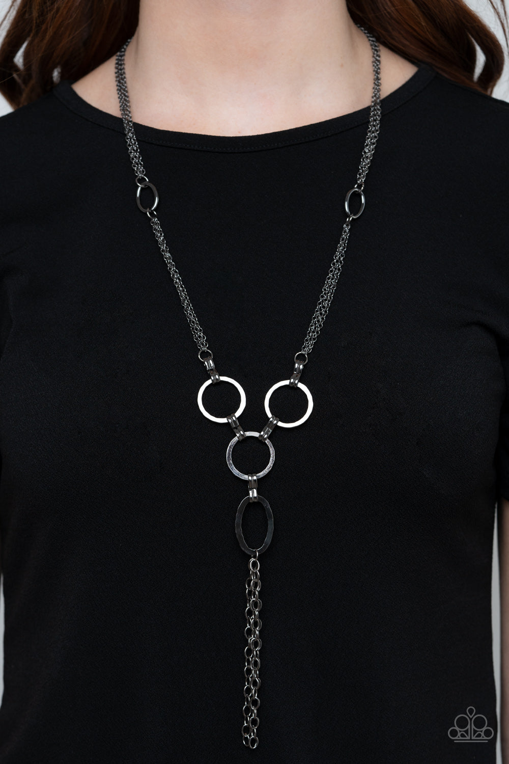 Metro Mechanics - Black/GM Necklace