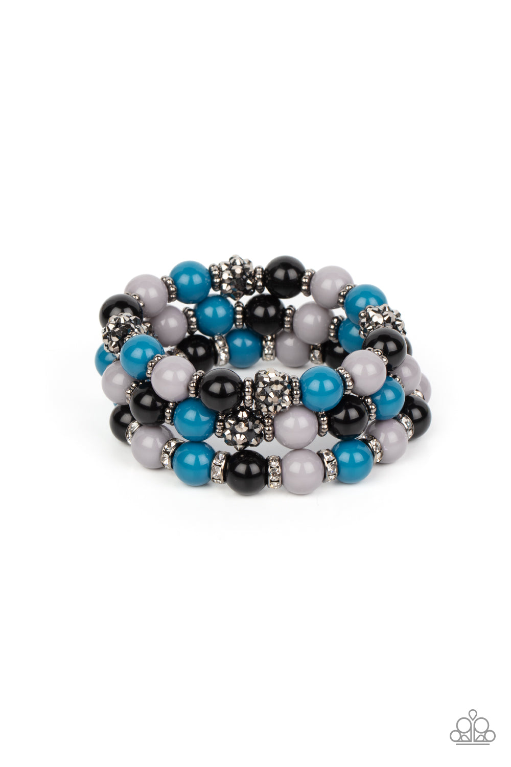 Poshly Packing - Multicolor/Blue bracelet