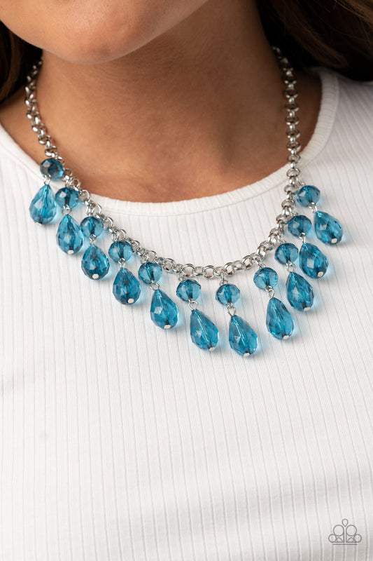 Crystal Enchantment - Blue necklace