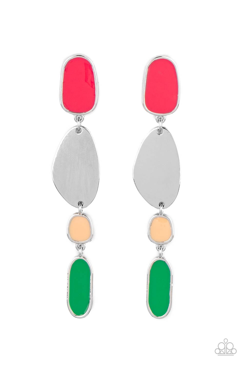 Deco By Design - Multicolor post earrings