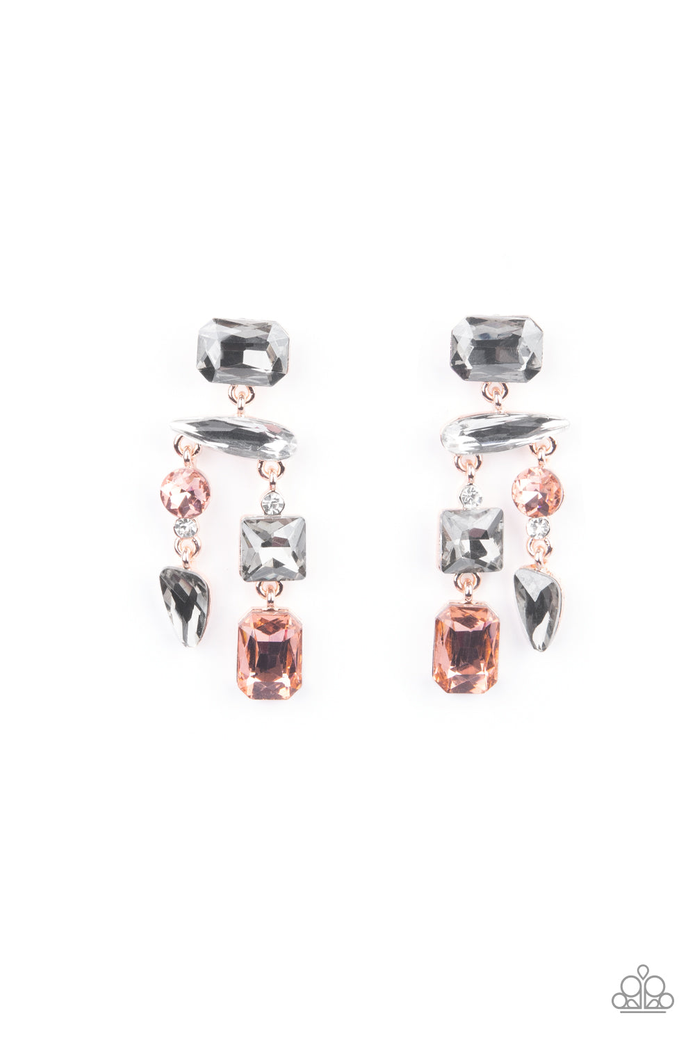 Hazard Pay - Multicolor gem earrings