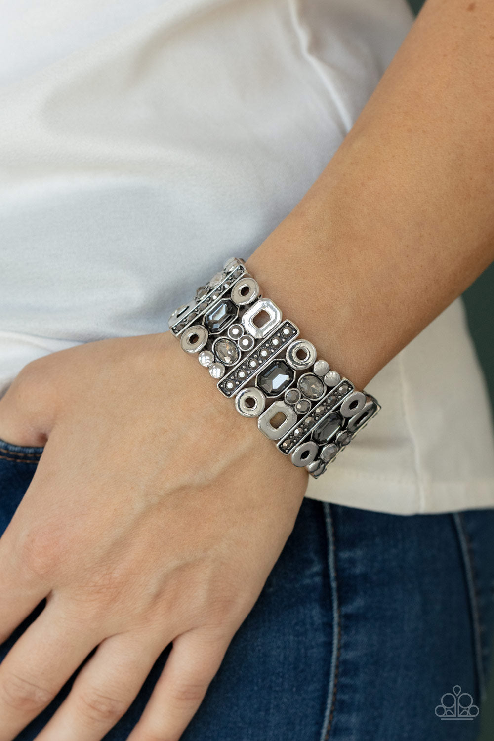 Dynamically Diverse - Silver bracelet