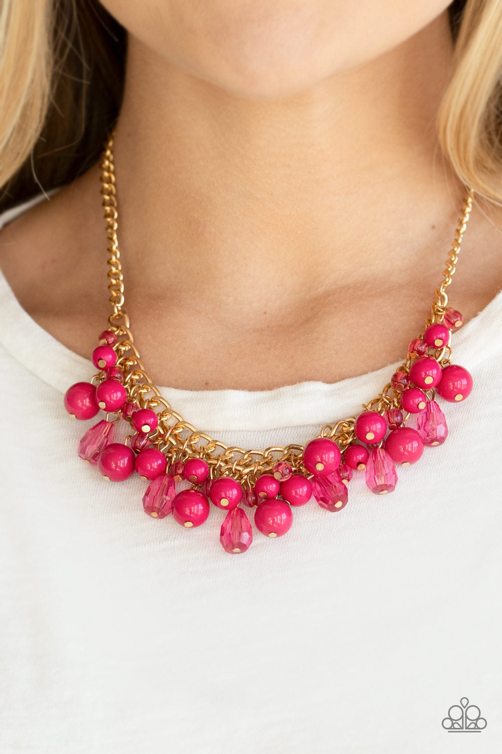 Tour de Trendsetter - Pink necklace