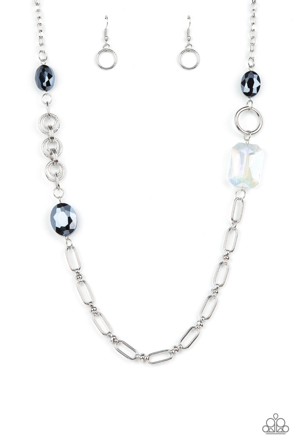 Famous and Fabulous - Blue metallic necklace