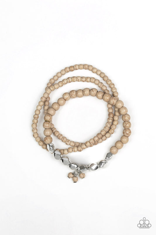 Tour de Tranquility - Brown bracelet