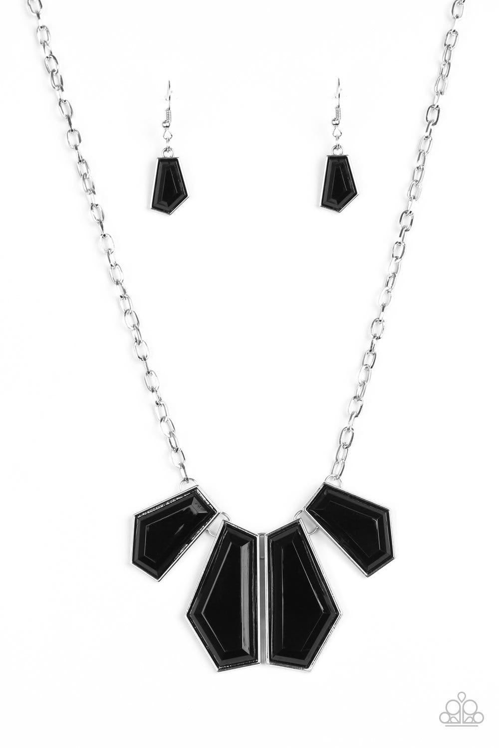 Get Up and GEO - Black necklace