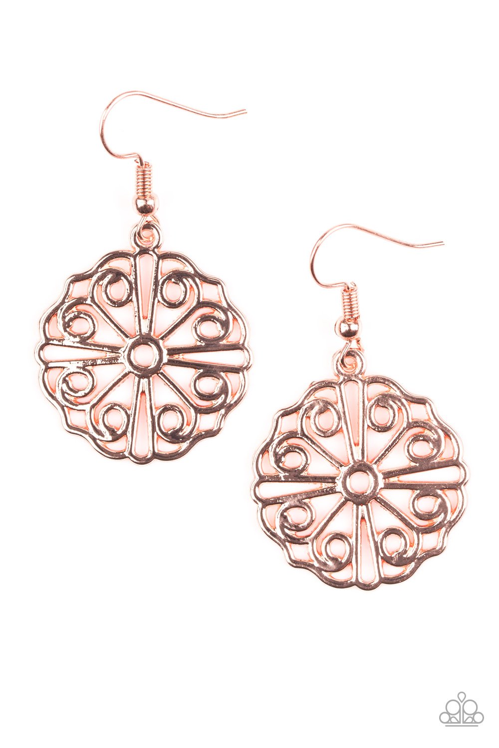 FEELING FRILLY - COPPER Earrings