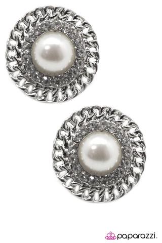 A Grand Gesture - White Pearl Post Earrings