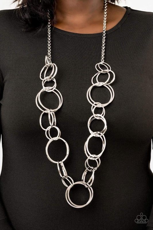 Natural-Born RINGLEADER - Silver necklace