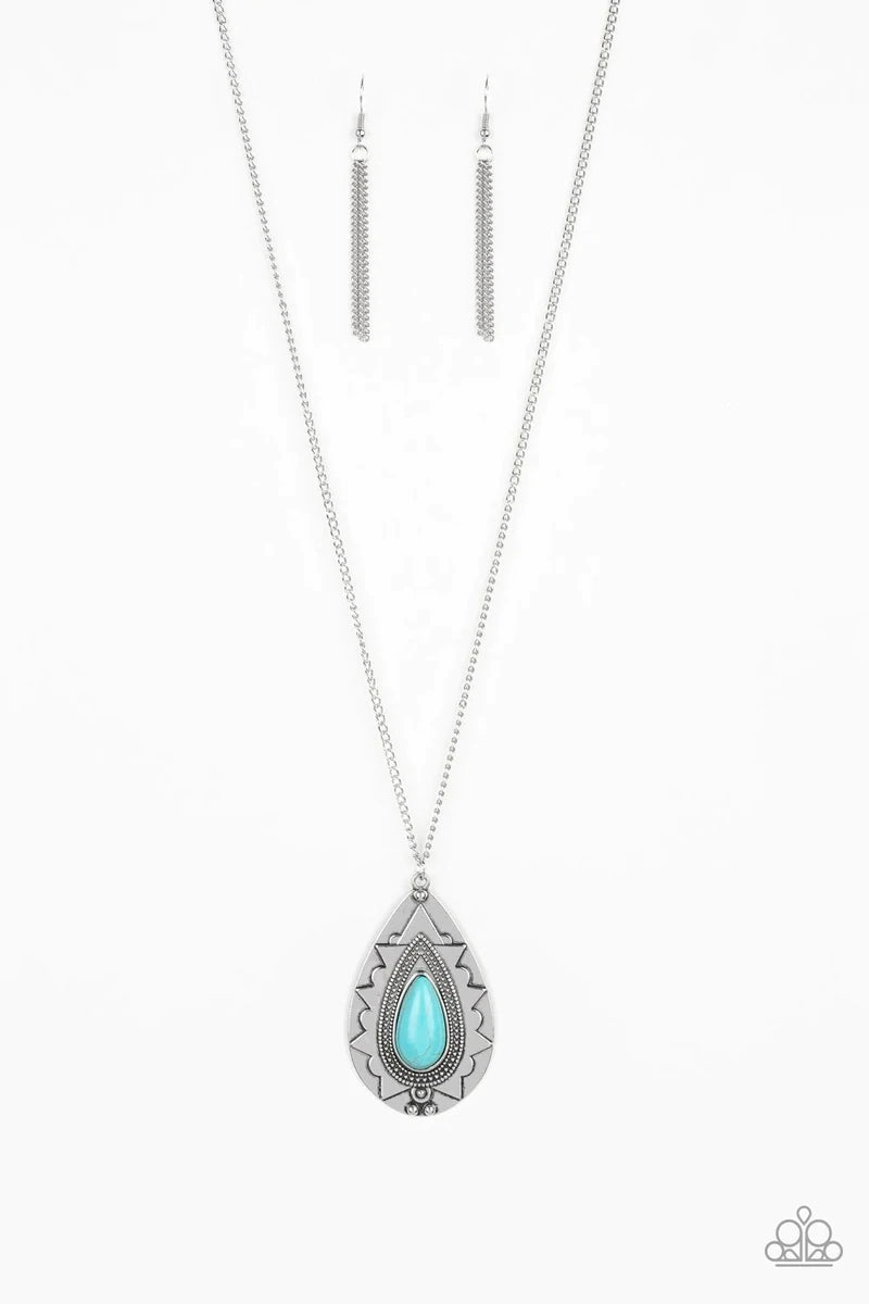 Sedona Solstice - Turquoise Blue Necklace